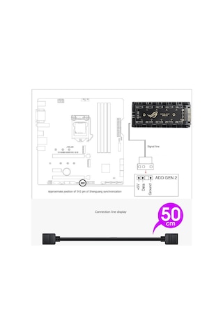 Argb Rgb Led 3 Pin 11 Port Fan Çoklayıcı 4847A Sata Power 5V Hub