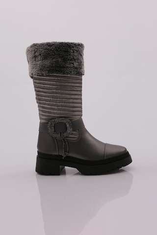 Dgn 6011 Kadin Çizme 6011-1916-R8966 Gri