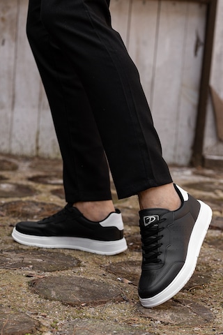 Daxtors D0158 Günlük Ortopedik Unisex Sneaker Spor Ayakkabı Siyah-beyaz