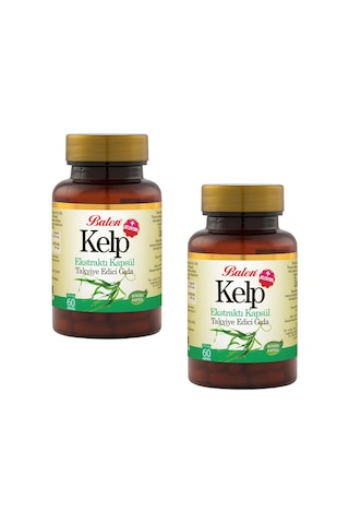 Balen Kelp Ekstraktı + Selenyum 375 Mg 2 x 60 Kapsül