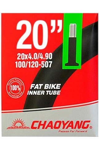 Chaoyang Fat Bike İç Lastik 24x 4.00-4.90 Av48mm Bisiklet Fat Bike İç Lastiği 20''e-bike İç Lastik