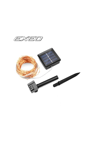 Exeo Peri Tel Led Işık Animasyonlu Süsleme Solar Led