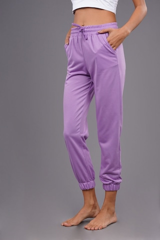 Gabria Cepli Paça Lastikli Eşofman Altı Lila