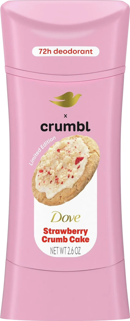 Dove Crumbl Strawberry Crumb Cake Alüminyumsuz Stick Deodorant 74gr