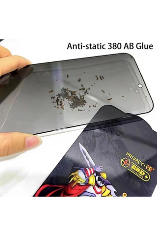 Pp Apple Uyumlu iPhone 16 Anti Statik Ekran Koruyucu Toz Tutmayan Kırılmaz Cam