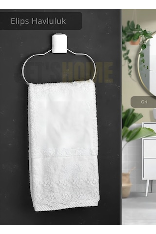 Jet's Home Elips Havluluk Paslanmaz Çelik Banyo Havluluk Düzenleyici Krom Krom