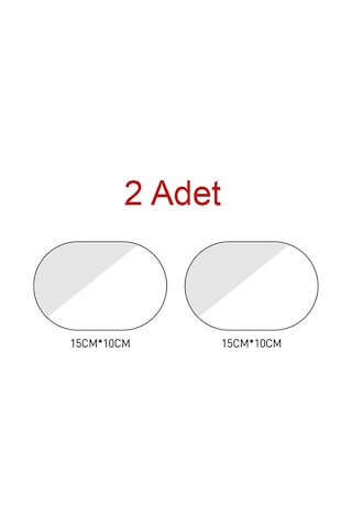 Baseus 135x95 Anti Sis Yağmur Geçirmez Hidrofobik Dikiz Aynası Film 2 Adet