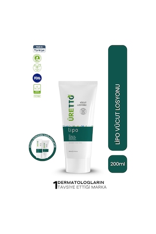 Üretto Lipo Vücut Losyonu 200 ML