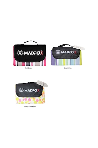 Madfox Skyloft Su Gecirmez Piknik Kamp Örtüsü Blue Stripe Çok Renkli