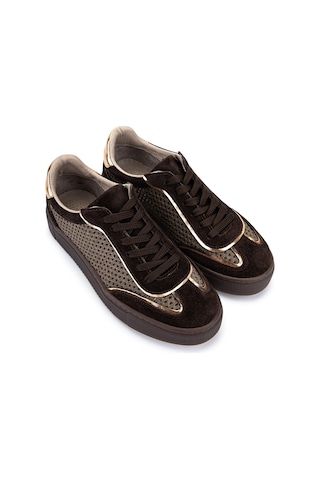 Tamer Tanca Kadın Kahverengi Süet Sneakers & Spor Ayakkabı 1063 209 Bn Ayk Y26 Kahve Suet