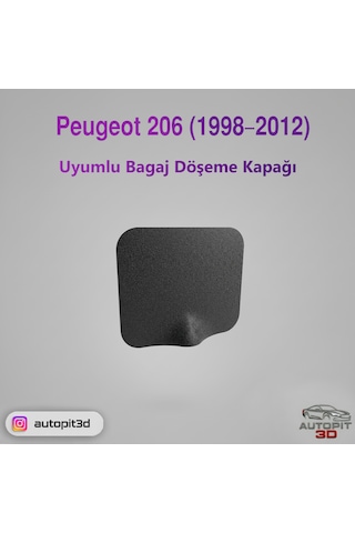 Peugeot 206 1998 2012 Uyumlu Bagaj Döşeme Kapağı