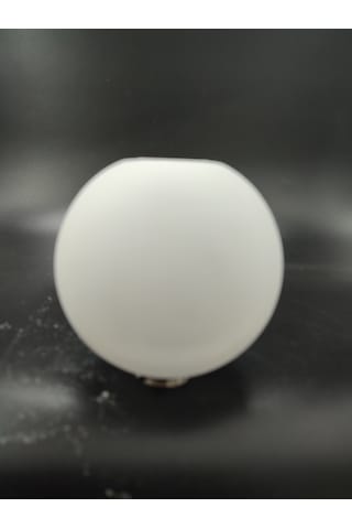 G.9 Ampule Göre,glob Avize Camı.beyaz Renkte Çapı:10.00 Cm Küre.kendinden Dişli. Süt Beyaz Mat Renkte