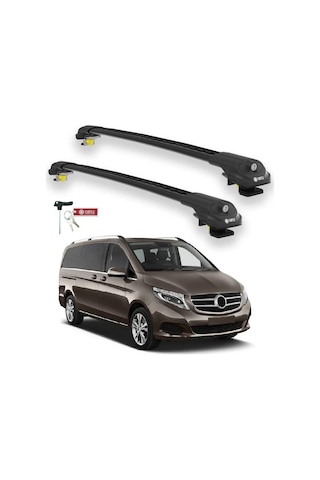 Turtle Mercedes-benz V-class W447 2015-2025 Ara Atkı Air1 Siyah