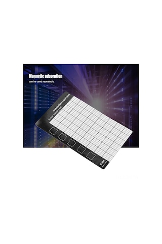 Folinda Ev Telefon Tamiri İçin Evrensel Manyetik Vida Tutucu, Izgara Desenli Parça Takip Matı, Kayıp Olmasını Engeller