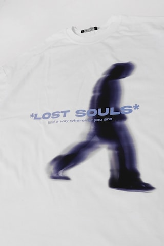 Startmore Lost Souls Baskılı Beyaz Unisex Oversize Beyaz