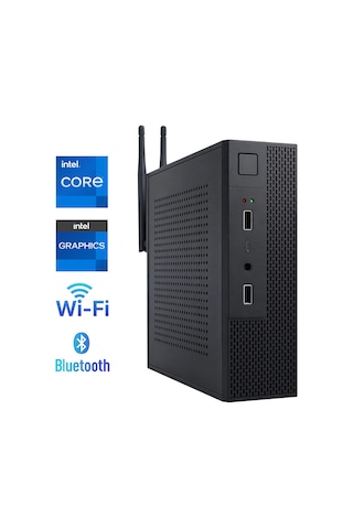 Turbox Mini-13 Intel Core İ7 8700 8gb Ram 256gb M.2 Nvme Ssd Hdmı Type-c Wifi Bluetooth Mini Pc