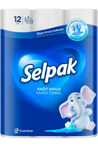 Selpak Kağıt Havlu 12'li Selpak Kağıt Havlu 12'li