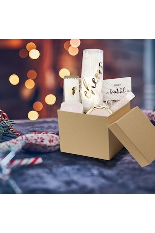 Kapaklı E-ticaret Hediye Kutusu, Kraft Kare Kargo Paketleme Kutus Diğer