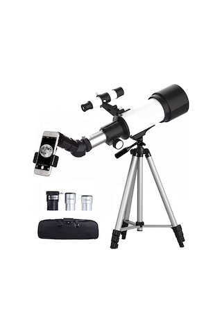Büro Ev Ofis Yazlık Kamp Hediyesi İçin Zenith-barlow X2 Lensli Hd Tripot Çantalı Teleskop