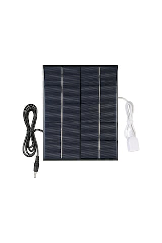 Moveevo 5v 3.5w Çok Kristal Silikon Güneş Paneli - Dış Mekan İçin Cep Telefonu Ve 18650 Pil Şarj Cihazı