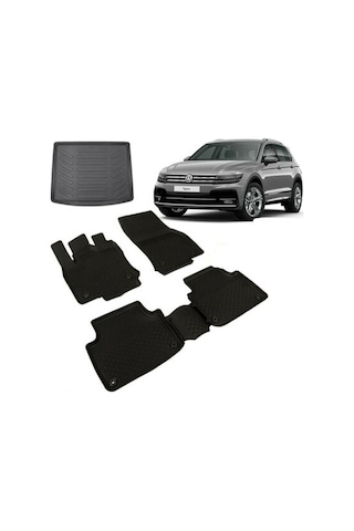 Volkswagen Tiguan Paspas ve Bagaj Havuzu Sahler 2020-2021-2022