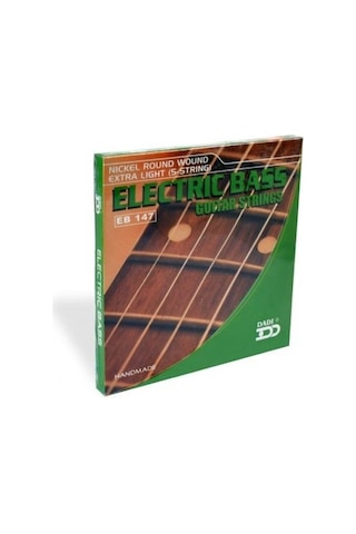 Dadi Eb147 5 Telli Bas Gitar Teli Derin Bas Frekansları Yumuşak Çalım Hissi