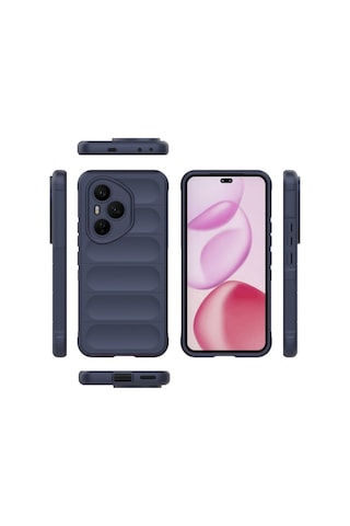 Adige Honor 400 Pro Kılıf Etnik Optimum Silikon Lacivert