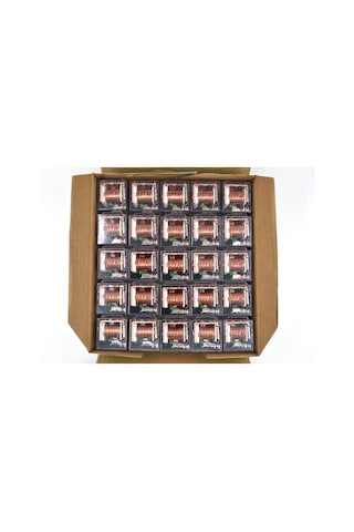 25 Adet Dirençli Mini Röle Şeffaf 12v 40a 87a 5 Fişli Yeşil Ledli