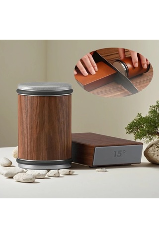 Liangmei Yeni Rolling Bıçak Bileyici Çift Taraflı Elmas Bileme