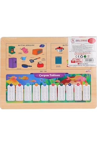 Ony-168-169 Ahşap Tutmalı Mutfak Gereçleri -onyıl Oyuncak