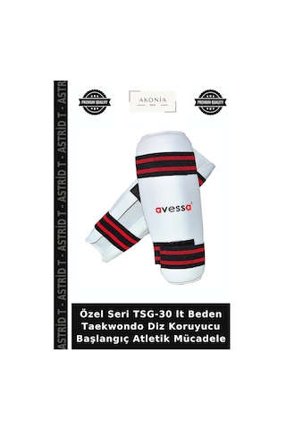 Özel Seri Tsg-30 Lt Beden Taekwondo Diz Koruyucu Başlangıç Atletik Mücadele Çok Renkli