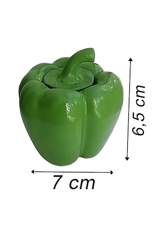 Biber Şeklinde Baharatlık - Çay Portu - Biblo Yeşil