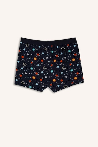 Defacto Desenli 3lü Boxer Set Erkek Çocuk E3367a826hsnv135 Lacivert-nv135