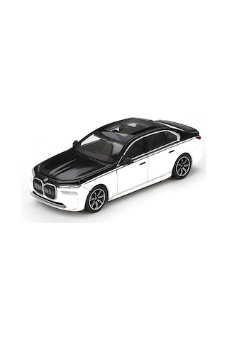 Mini Gt 959 1/64 Bmw İ7 Xdrive60 Alpine White / Black Sapphire - Blister Paket Mgt00959-bl
