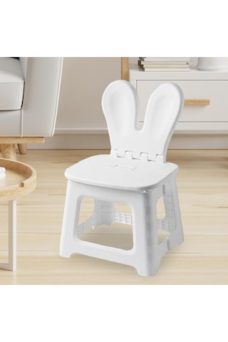 Suntek Katlanır Basamaklı Tabure Kompakt Ayak Taburesi Tavşan