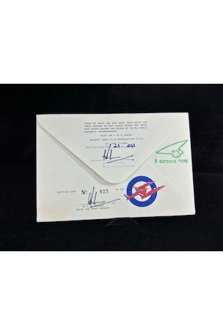 1976 Kiev Akrobatic Uçuş Dünya Şampiyonası Fdc Izlak İmzalı Limitli 293'den 23. İlk Gün Zarfı  Teşhir Ürün