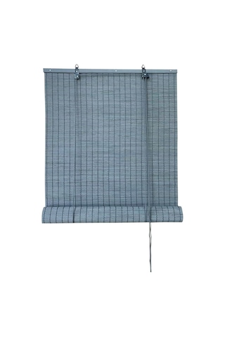 Koçtaş Ahşap Stor Perde Gri 120 x 180 CM