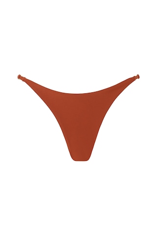 Lea The Label Kadın Düşük Bel Bikini Altı Kahverengi