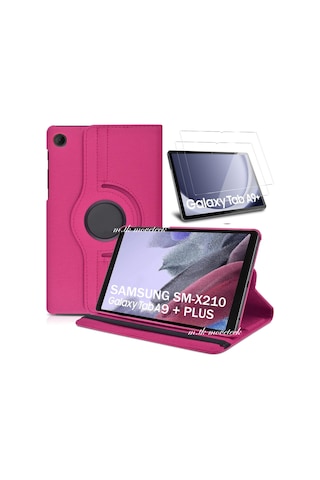 Galaxy Tab A9 Plus 11" Uyumlu Kılıf Zırh Ve Ekran Koruyucu Set