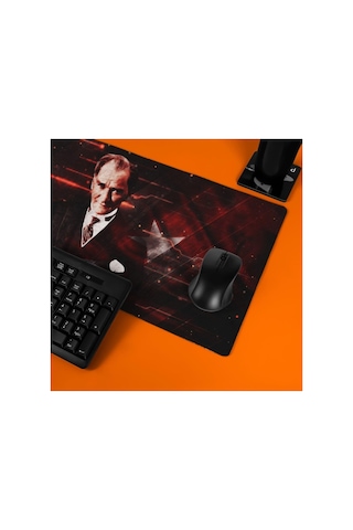sepeti Atatürk Tasarımlı Ay Yıldız 70x30 Mousepad