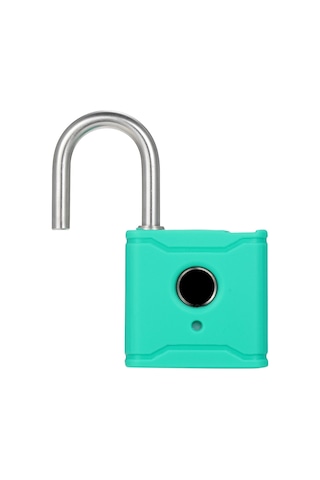 Hallow-t1004d Akıllı Bt Parmak İzi Asma Kilit Şarj Edilebilir,camgöbeği