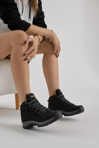 Tonny Black Unisex Trekking Botu Rahat Kalıp Bağcıklı – Siyah V2RTS-0