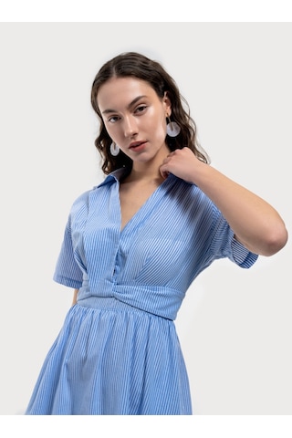 Regular Fit Kadın Elbise Açık Mavi