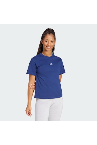 Adidas Essentials Small Logo Cotton Kadın Tişört C-adıjc5947b30a00 Lacivert