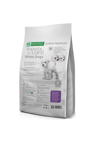 Superior Care Beyaz Tüylü Köpekler İçin Tahılsız Somonlu Tüm Irklar Yavru Köpek Maması 1.5kg