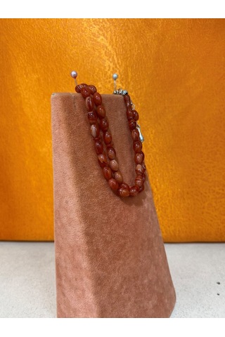 Firuze Gümüş Ateş Kehribar Tespih F16001865