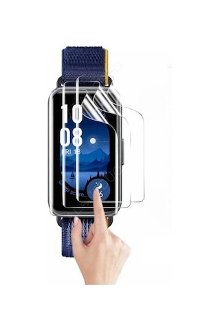 Xiaomi Smart Band 10 Uyumlu 3 Adet Şeffaf Ultra Koruyucu Nano Jelatin