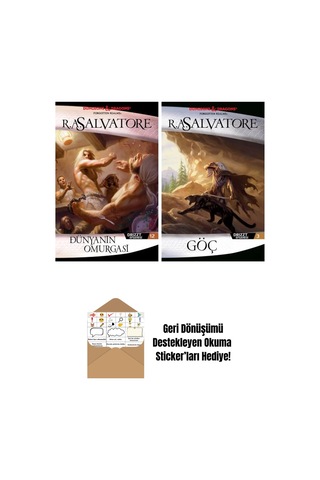 Dünyanın Omurgası Drizzt Efsanesi 12. Kitap + Göç Drizzt Efsanesi 3. Kitap