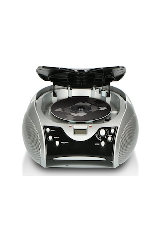 LENCO SCD-24 SİYAH/GÜMÜŞ - CD ÇALARLI TAŞINABİLİR STEREO FM RADYO