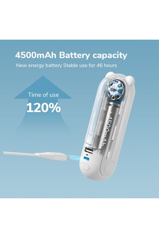 Mini Usb Fan, Taşınabilir Cep Fanı, Küçük Fan 2000mah Kahverengi F8, İspanya